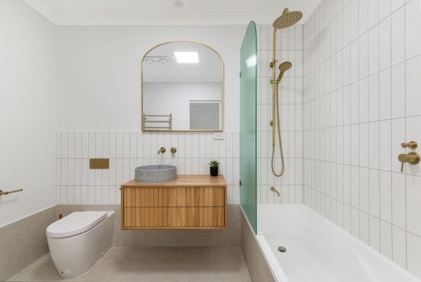 Autograph completed bathroom renovation